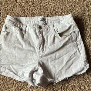 Judy Blue Women's Crisp White Jean Shorts